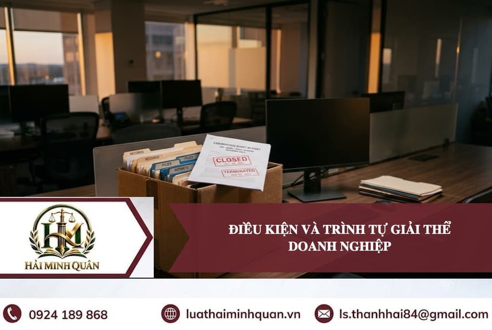 Điều kiện giải thể doanh nghiệp.